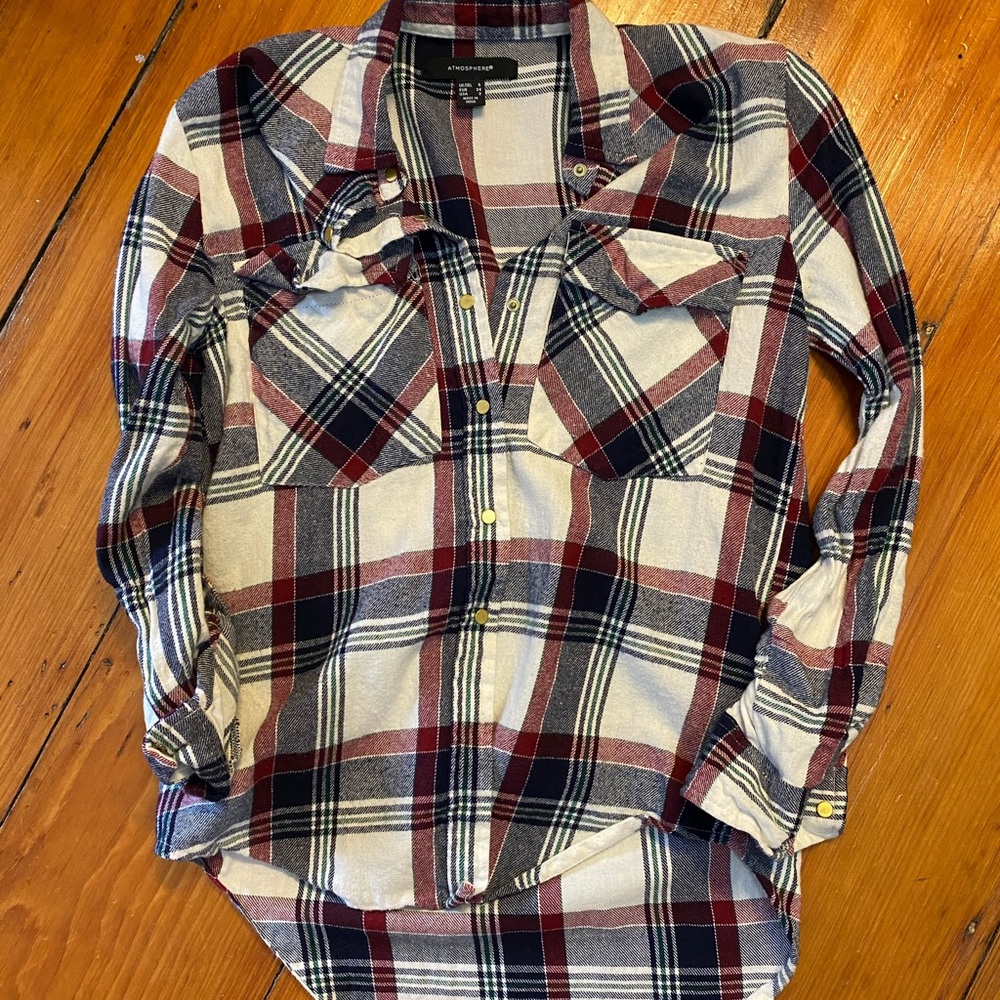 Atmosphere plaid flannel